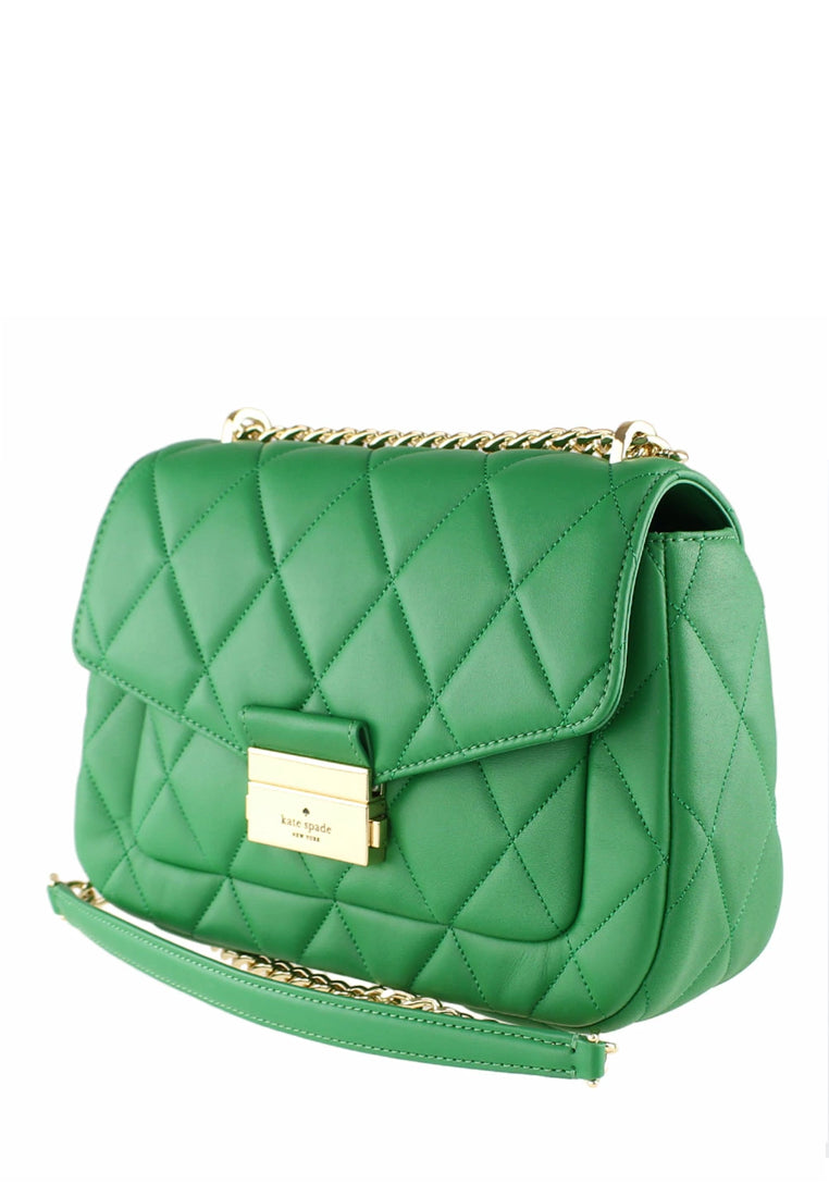 Kate Spade Carey Small Flap Shoulder Bag - Green