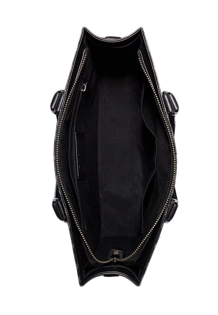 Coach Mens Graham Structured Tote In Signature Canvas - Black