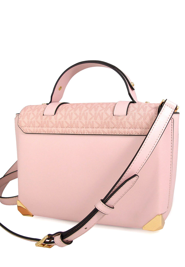 Michael Kors Manhattan Signature Medium Satchel - Powder Blush