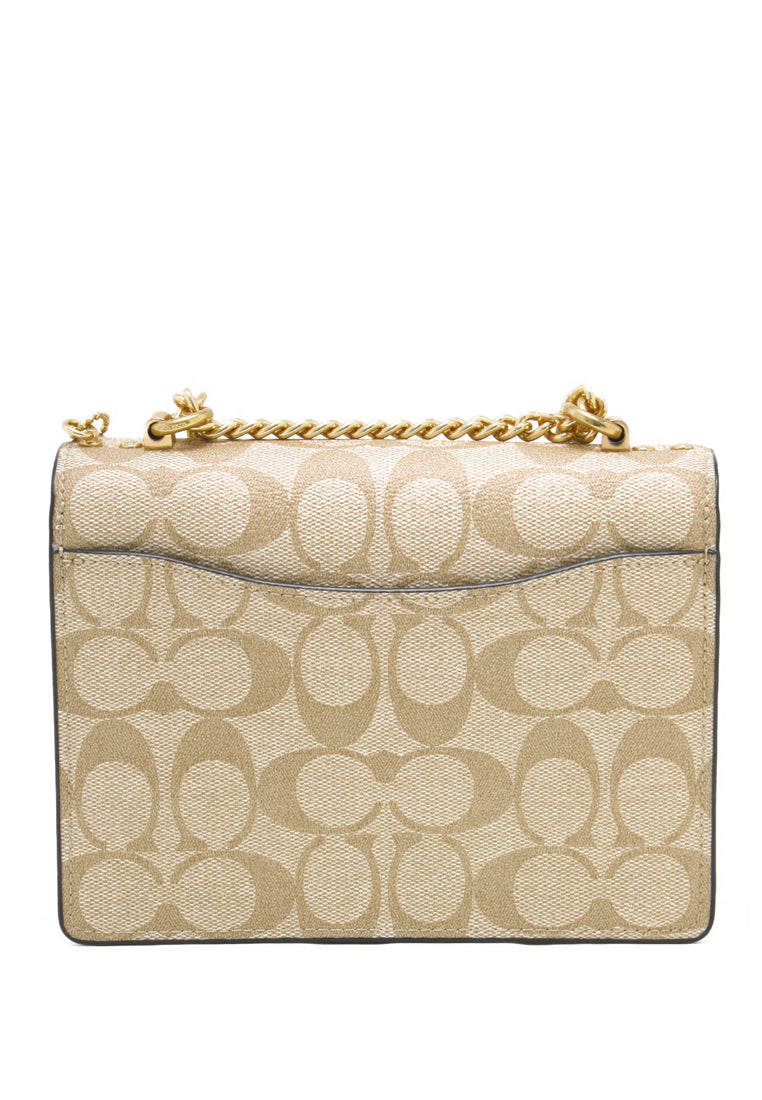 Coach Mini Klare Crossbody In Signature Canvas - Light Brown/White