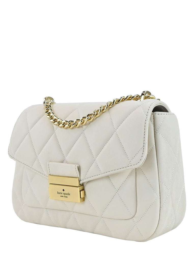 Kate Spade Carey Small Flap Shoulder Bag - White