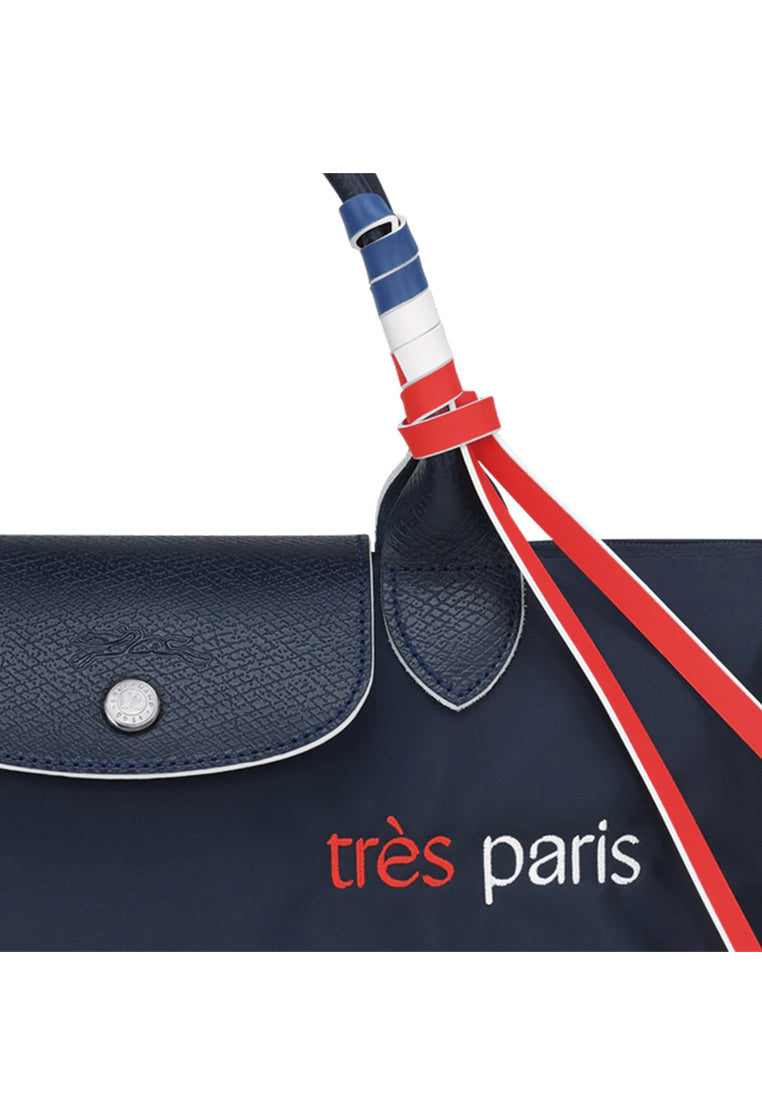 Longchamp Le Pliage Tres Paris Small Top Handle Tote - Navy