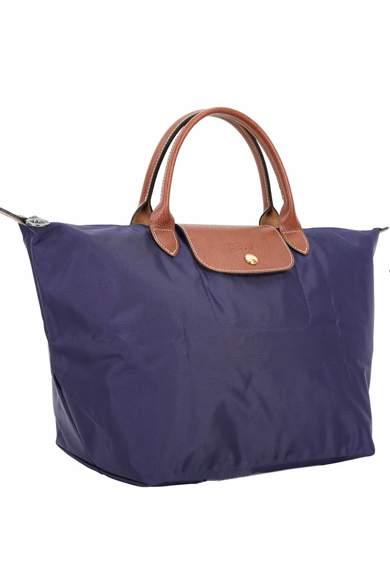 Longchamp Le Pliage Classic Medium Short Handle Bag - Bilberry