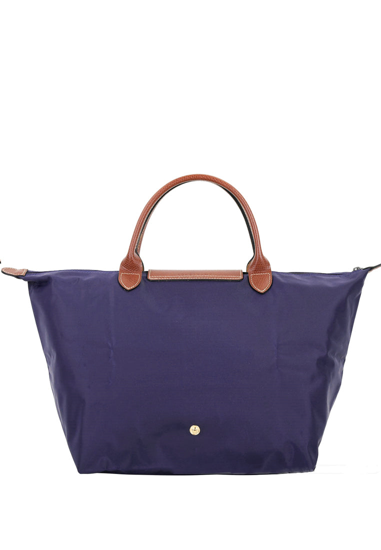 Longchamp Le Pliage Classic Medium Short Handle Bag - Bilberry