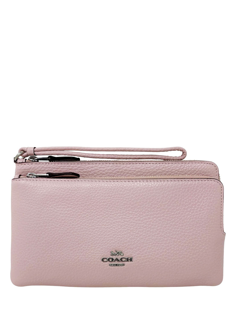 Coach Double Zip Wallet - Ice Purple