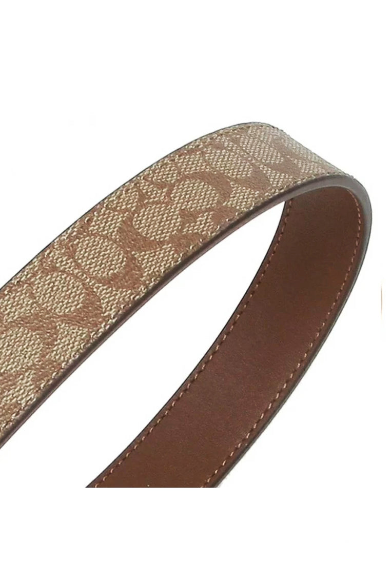 Coach Classic Belt In Signature Canvas - 25MM - Medium