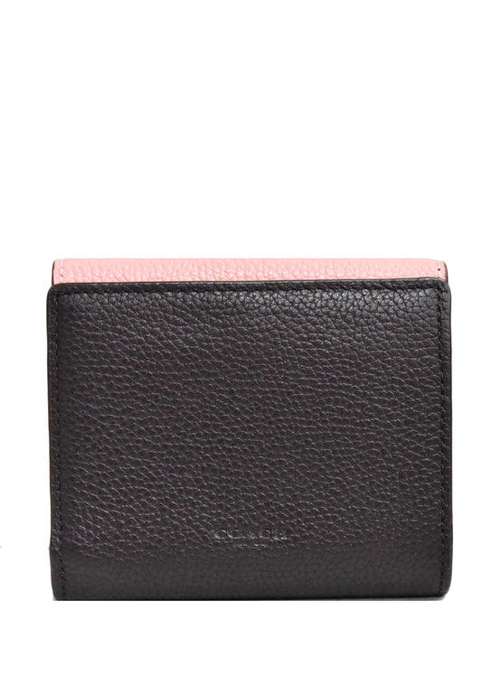 Coach Tabby Small Wallet In Colorblock - Candy Pink/Multi