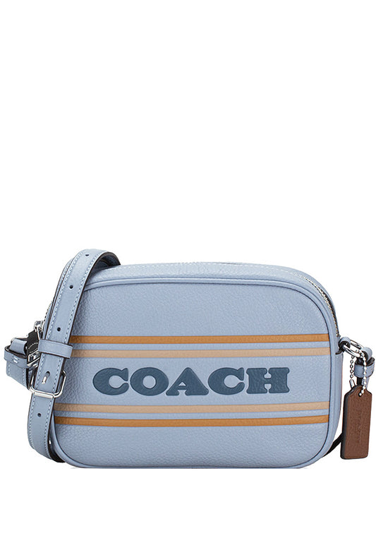 Coach Mini Jamie Camera Bag With Coach Stripe - Grey Mist