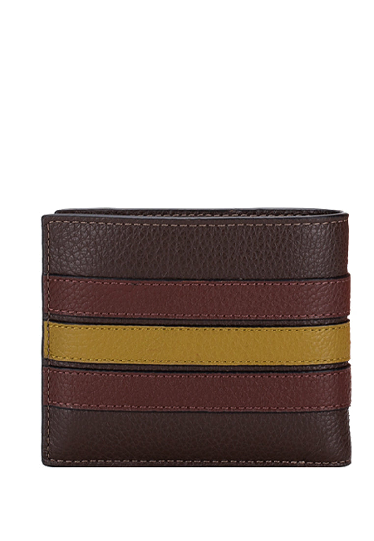 Coach 3 In 1 Wallet With Stripe - Mahogany/Multi