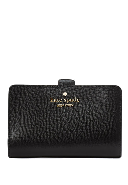 Kate Spade Madison Medium Compact Bifold Wallet - Black