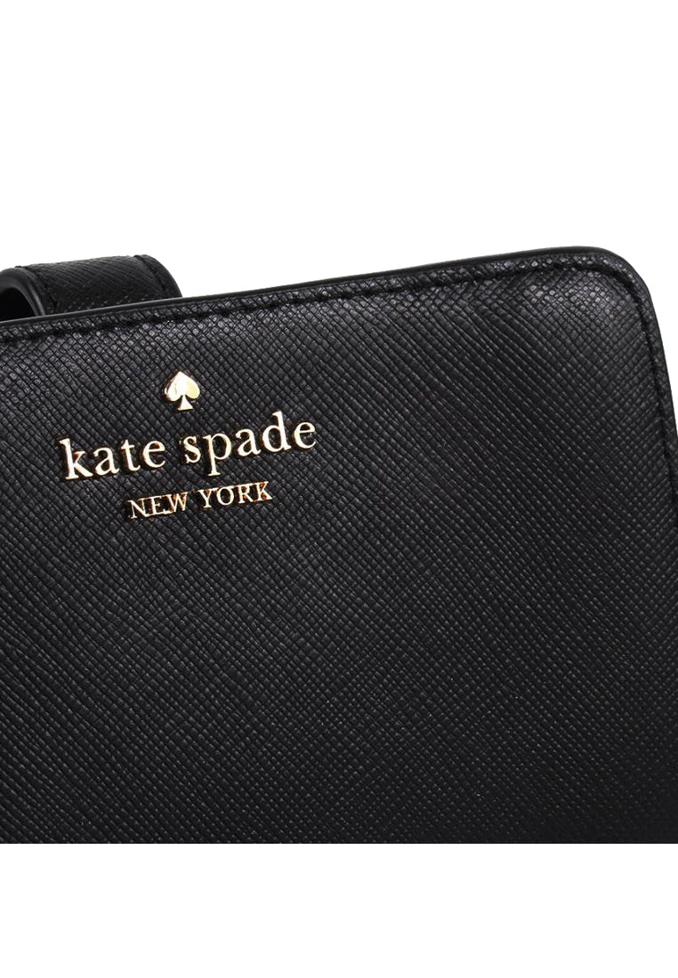 Kate Spade Madison Medium Compact Bifold Wallet - Black