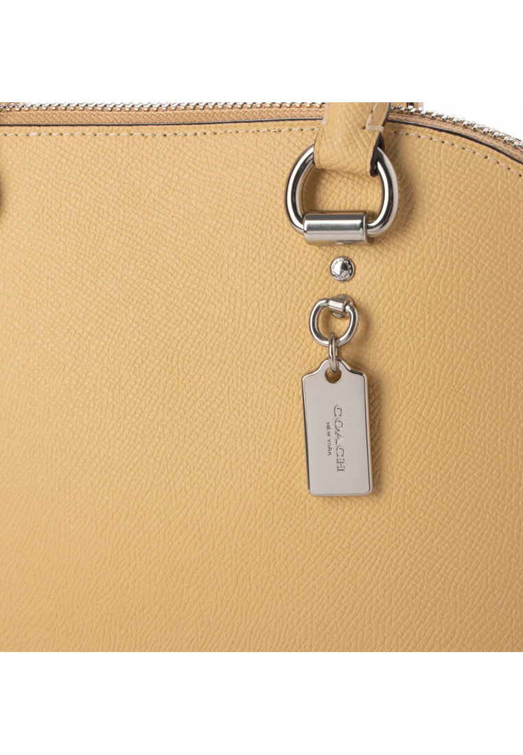 Coach Katy Satchel Bag - Vanilla Yellow