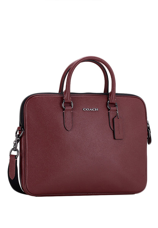 Coach Mens Liam Compact Brief - Wine