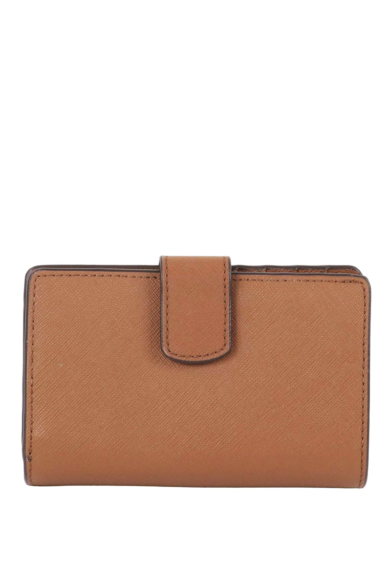 Michael Kors Jet Set Travel Medium Bifold Zip Coin Wallet - Brown