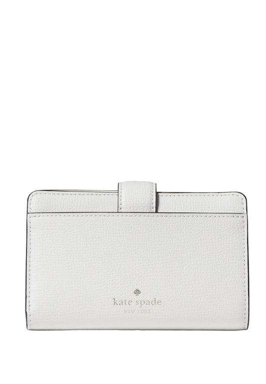 Kate Spade Phoebe Floral Applique Medium Wallet - White