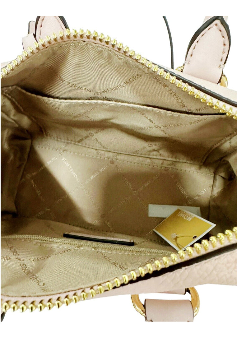 Michael Kors Carine Extra Small Logo Satchel - Vanilla/Brown