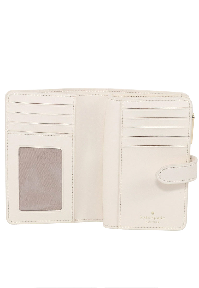 Kate Spade Carey Medium Compartment Bifold Wallet - White