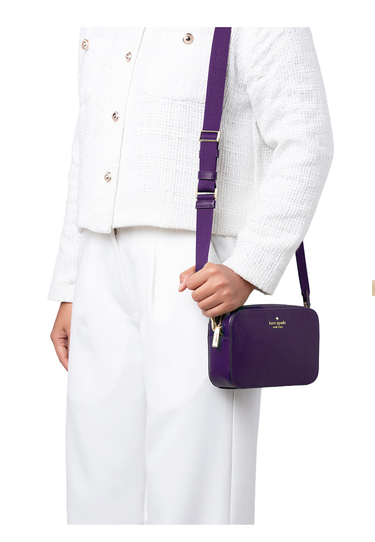 Kate Spade Madison Mini Camera Bag - Purple