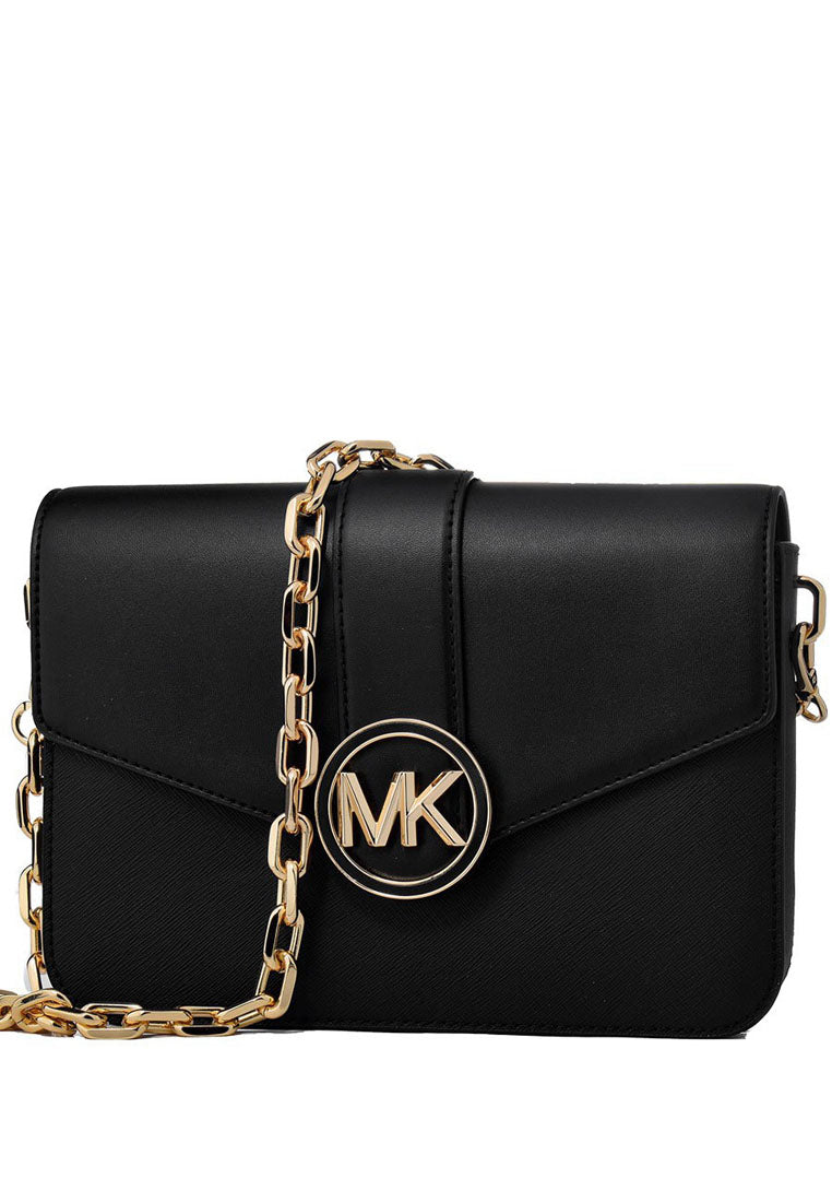 Michael Kors Carmen Medium Convertible Shoulder Bag - Black