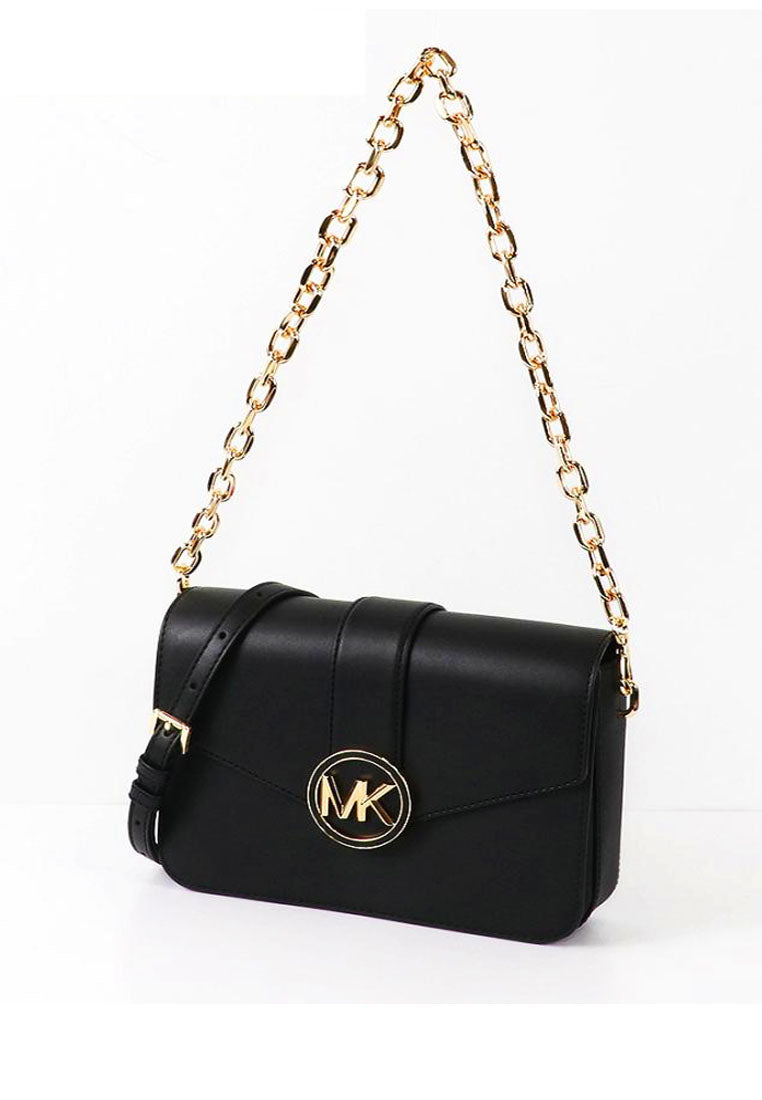 Michael Kors Carmen Medium Convertible Shoulder Bag - Black