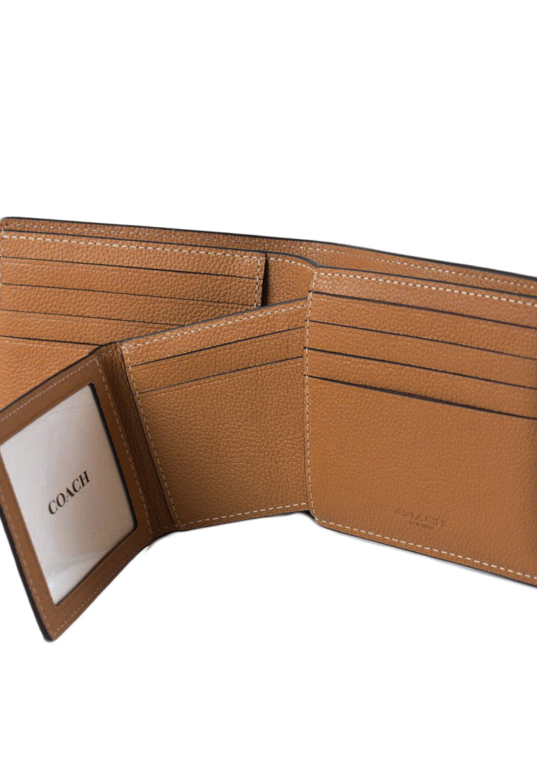 Coach Mens 3 In 1 Wallet - Light Brown