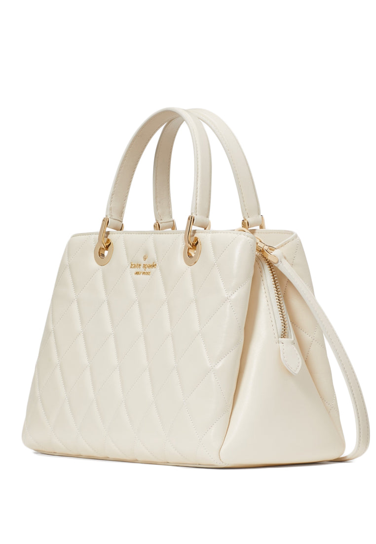 Kate Spade Carey Quilted Sullivan Satchel - White