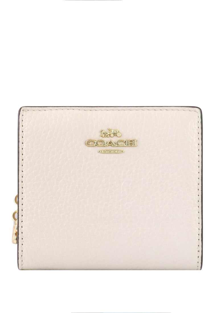 Coach Snap Wallet - White