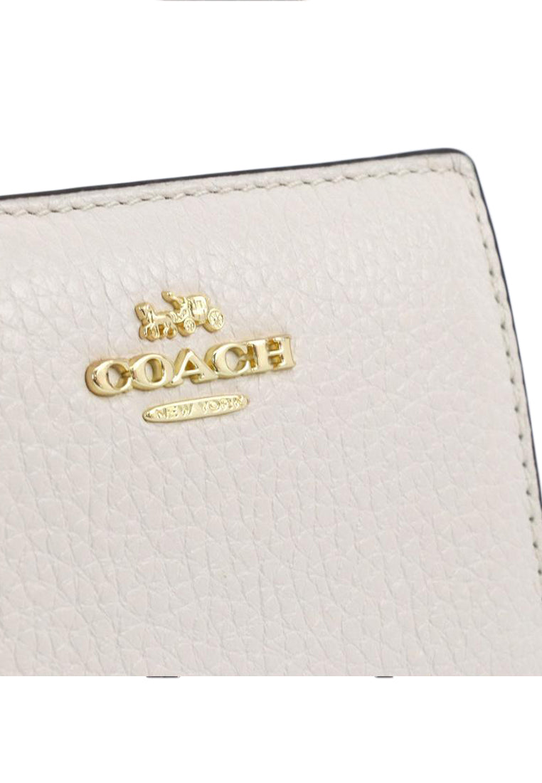 Coach Snap Wallet - White