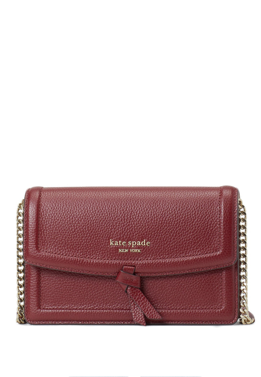 Kate Spade Knott Flap Crossbody - Dark Cherry