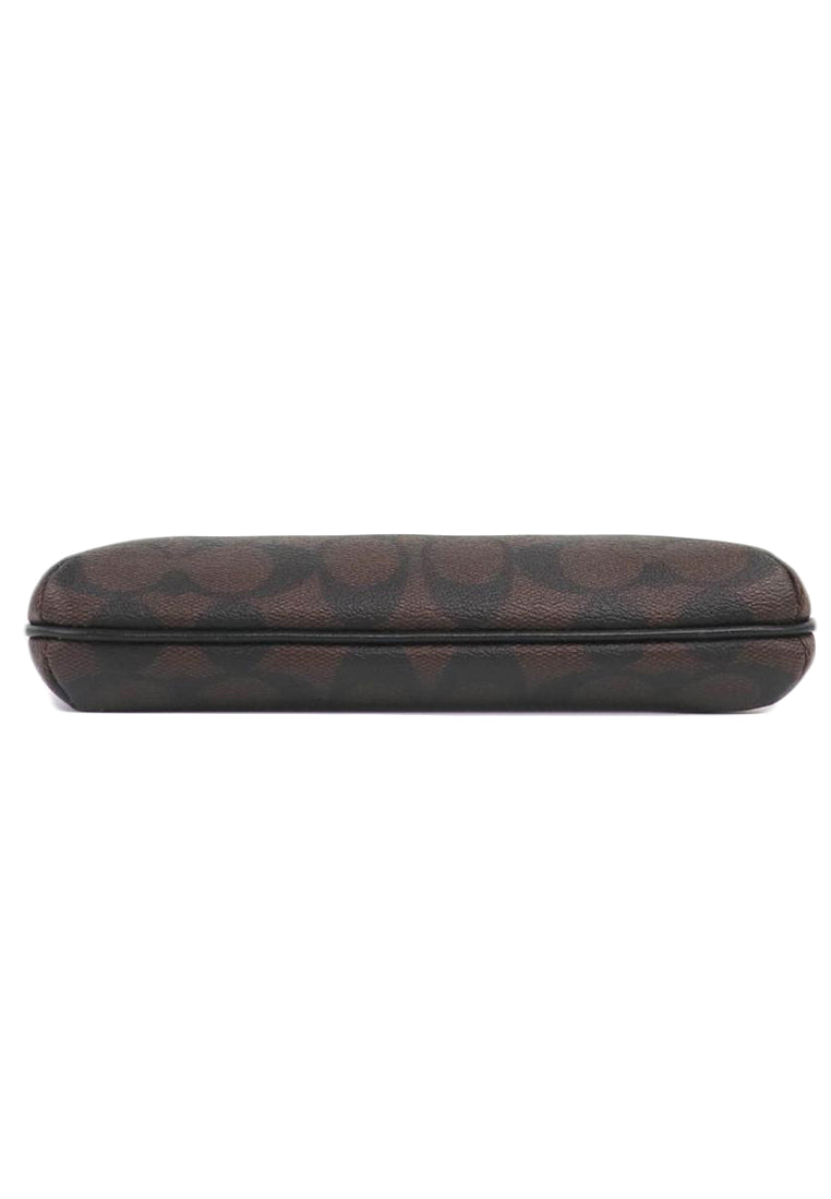 Coach Mini Rowan File Bag In Signature - Dark Brown