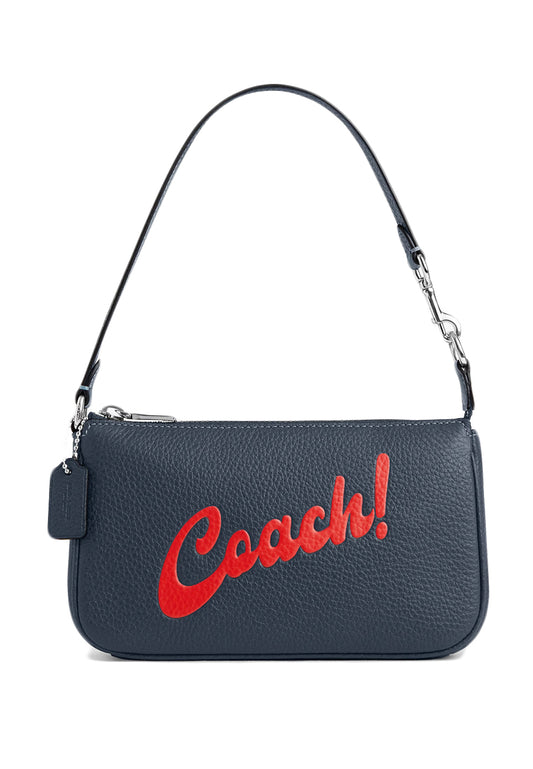 Coach Nolita 19 With Coach Graphic - Denim