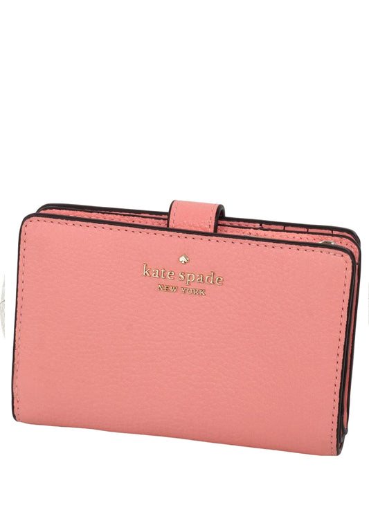 Kate Spade Leila Medium Compartment Bifold Wallet - Peachy Rose