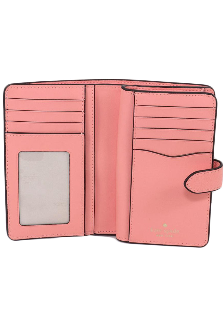 Kate Spade Leila Medium Compartment Bifold Wallet - Peachy Rose