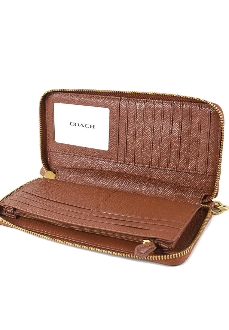 Coach Continental Wallet - Brown