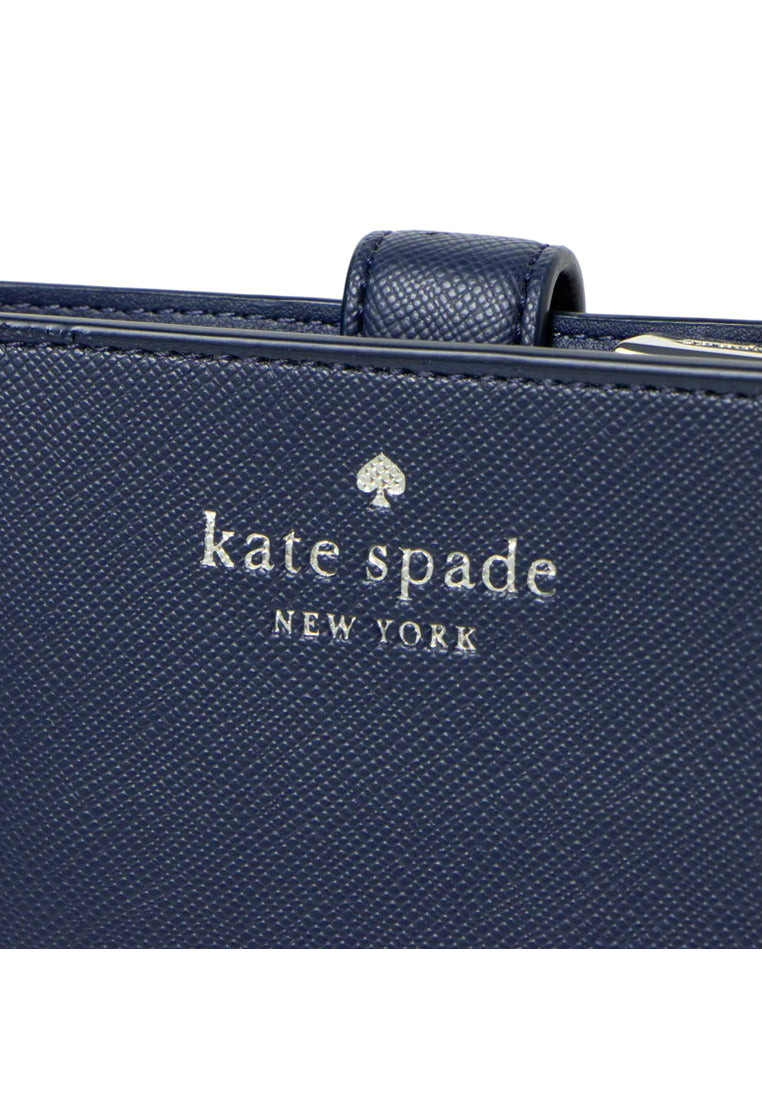 Kate Spade Schuyler Medium Compact Bifold Wallet - Blazer Blue