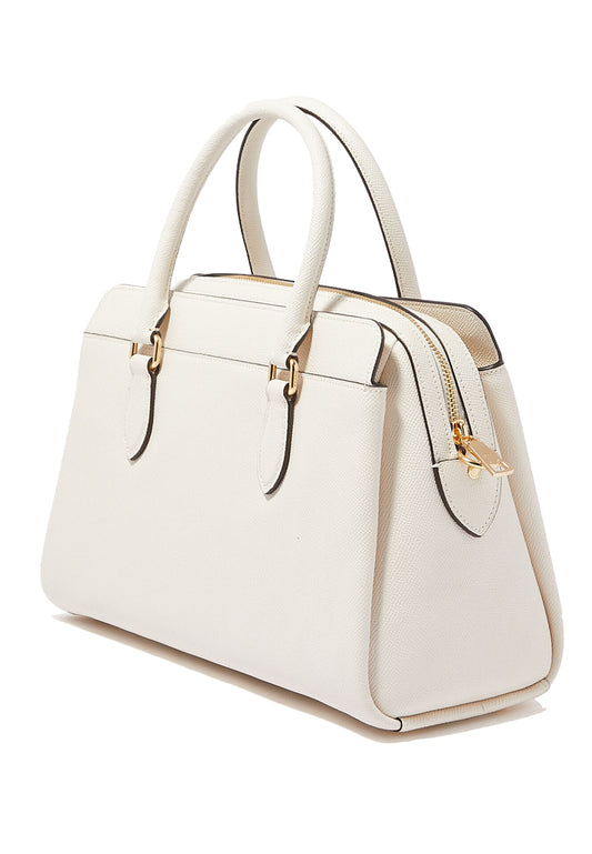 Coach Darcie Carryall Bag With Signature Canvas - White