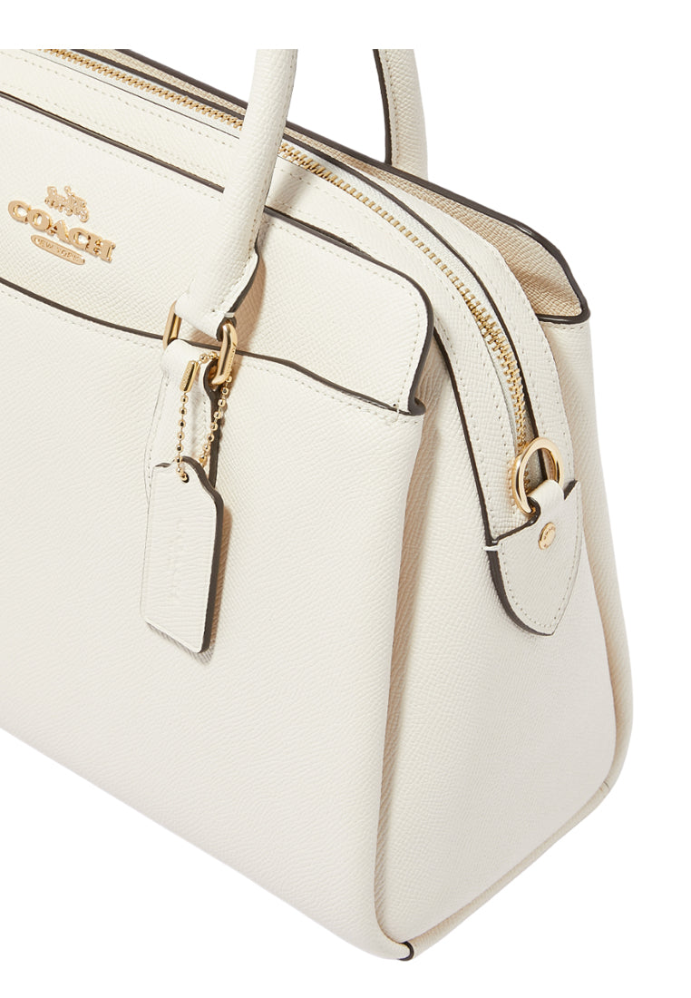 Coach Darcie Carryall Bag With Signature Canvas - White