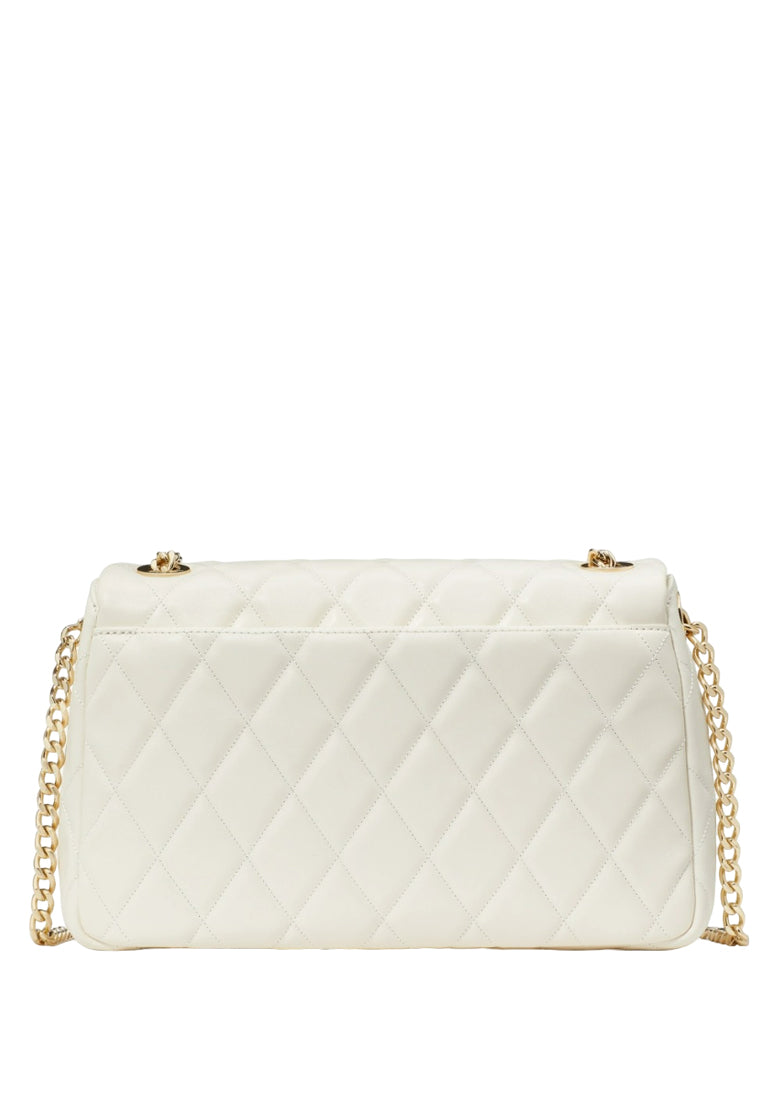 Kate Spade Carey Medium Flap Shoulder Bag - Meringue White