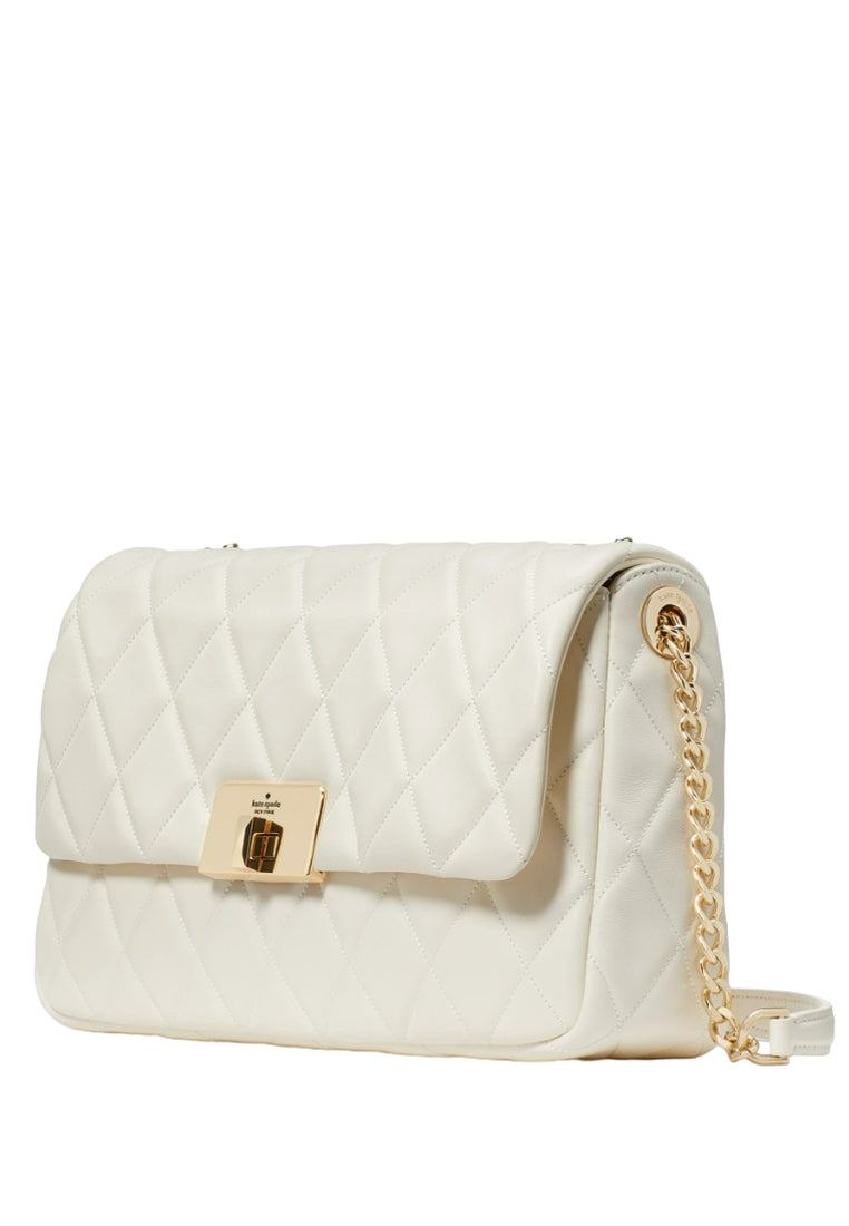 Kate Spade Carey Medium Flap Shoulder Bag - Meringue White