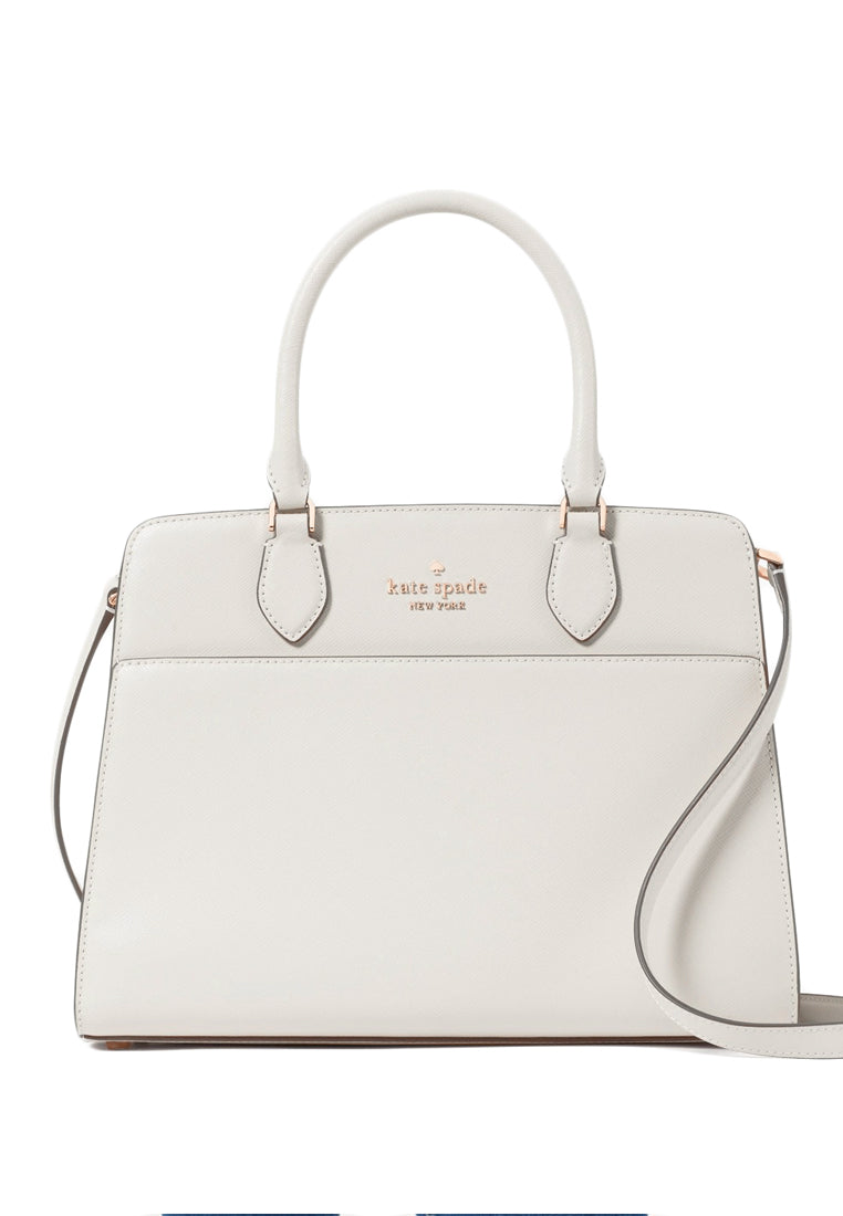 Kate Spade Madison Saffiano Leather Medium Satchel - White