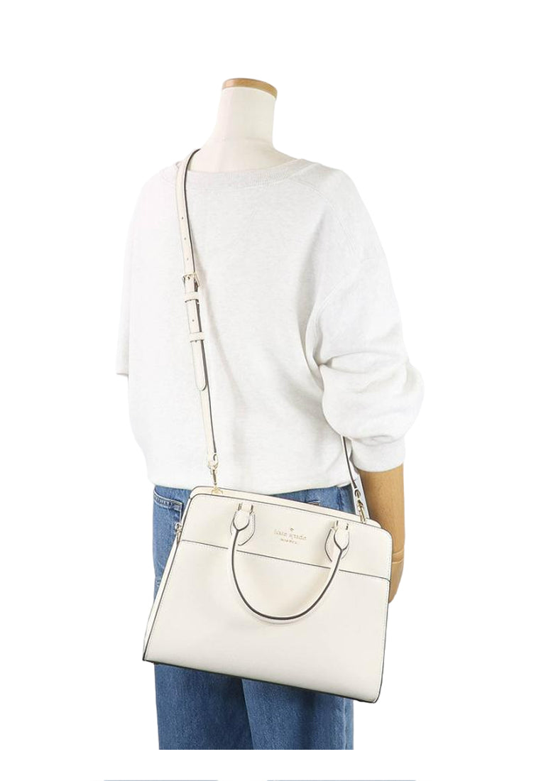 Kate Spade Madison Saffiano Leather Medium Satchel - White