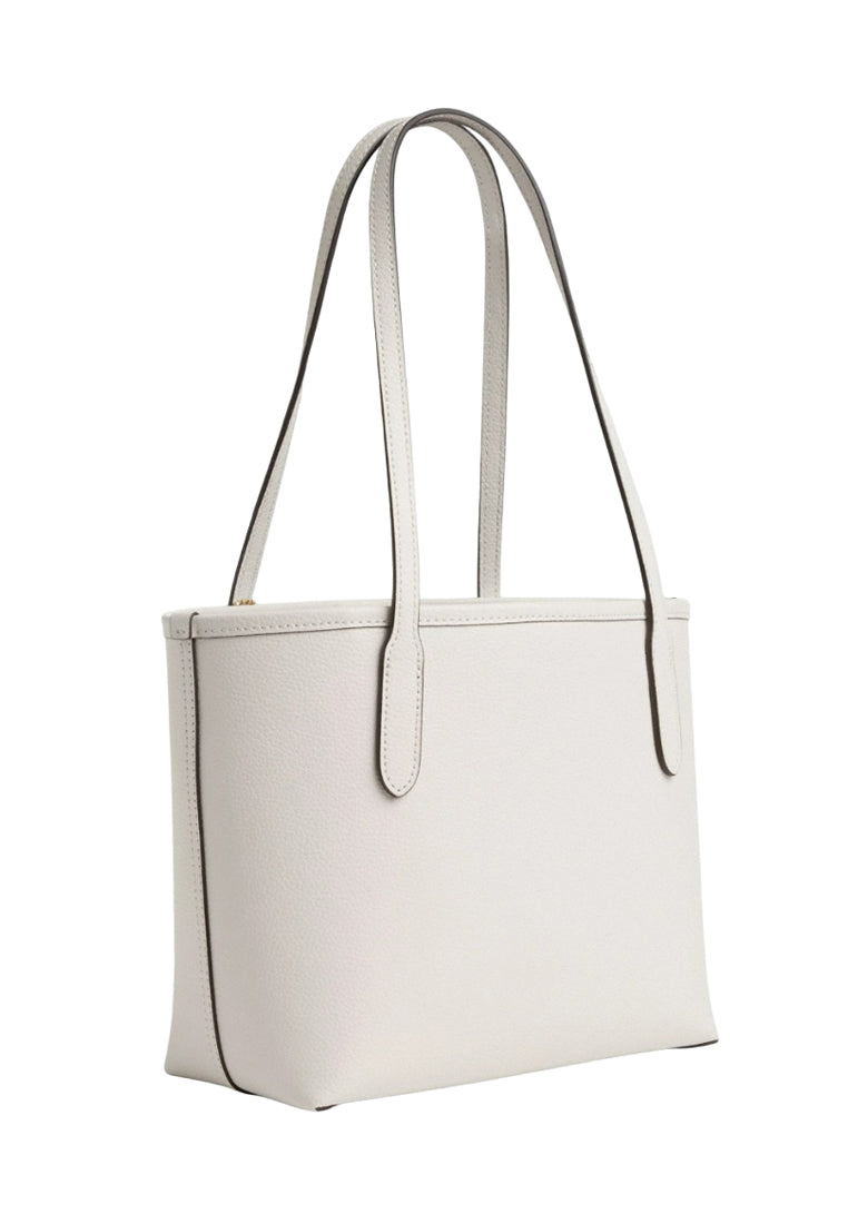 Coach Small City Tote - White