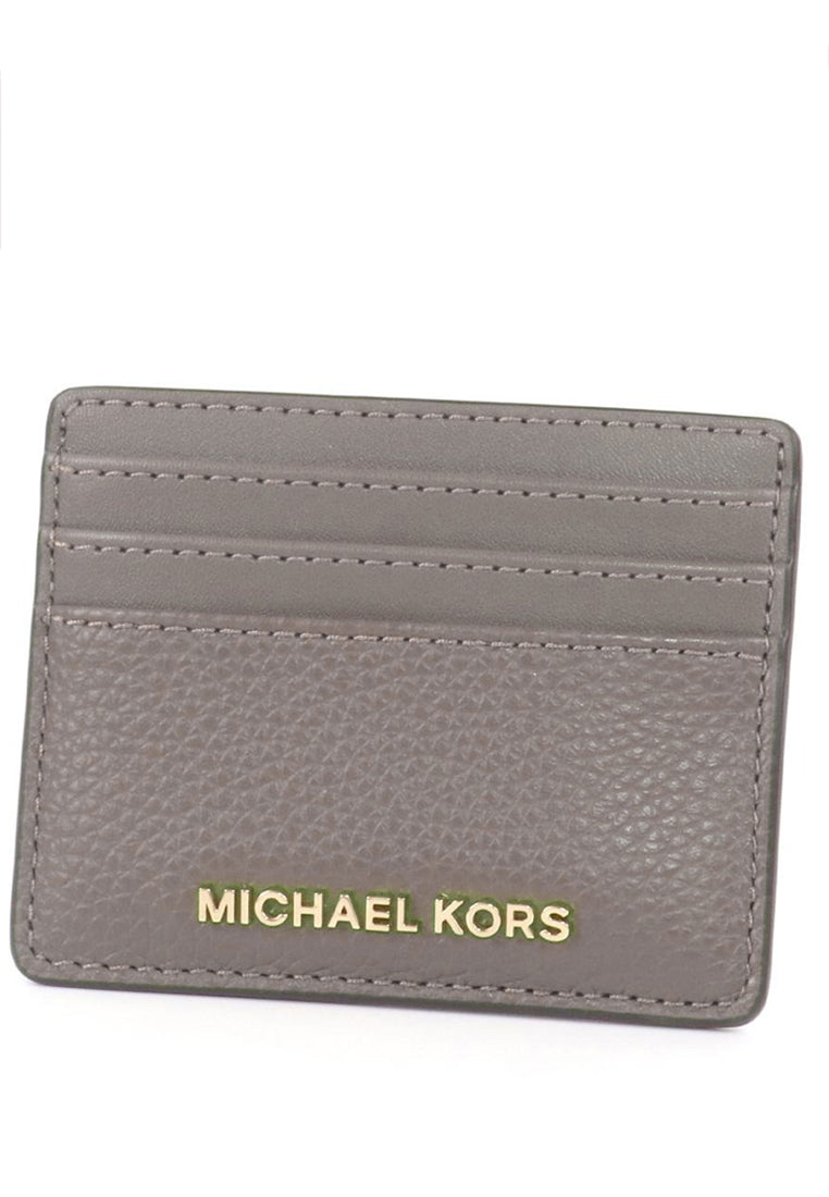 Michael Kors Jet Set Travel Large Leather Card Case - Dusk Grey