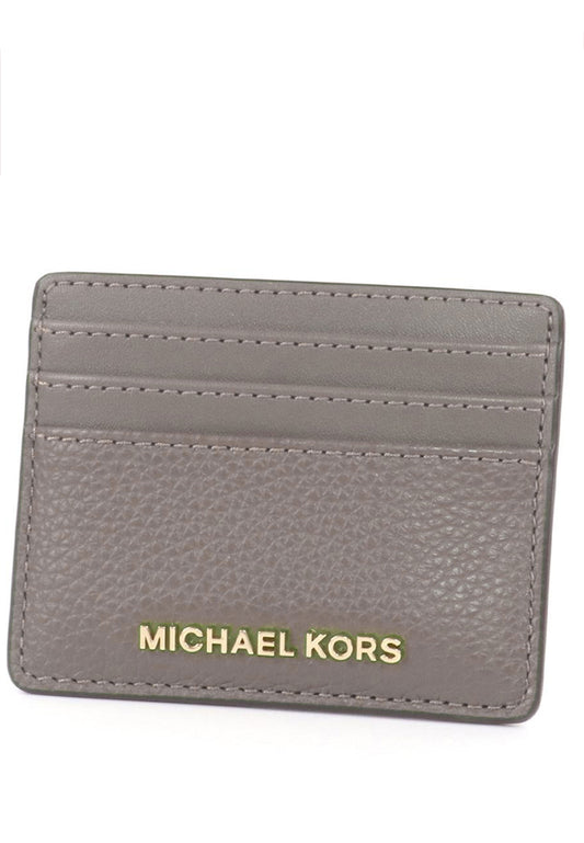 Michael Kors Jet Set Travel Large Leather Card Case - Dusk Grey