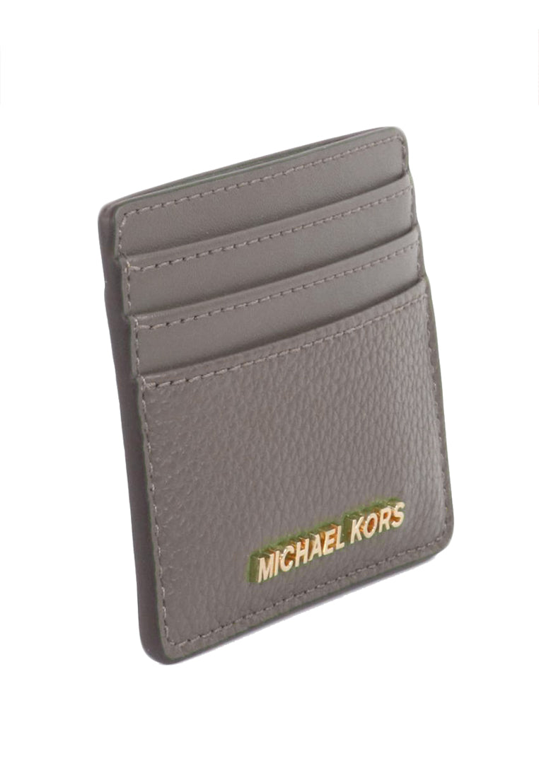 Michael Kors Jet Set Travel Large Leather Card Case - Dusk Grey