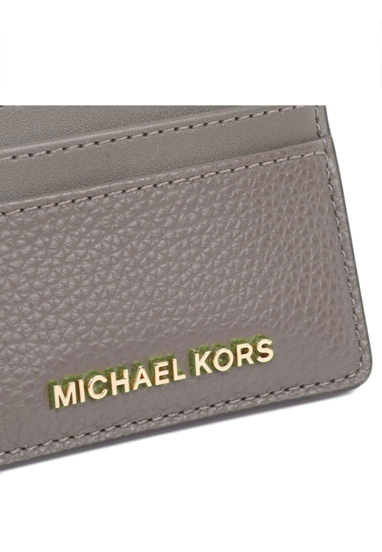 Michael Kors Jet Set Travel Large Leather Card Case - Dusk Grey