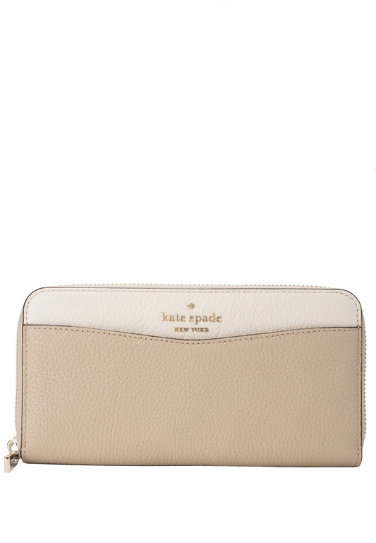 Kate Spade Leila Large Continental Wallet - Light Sand