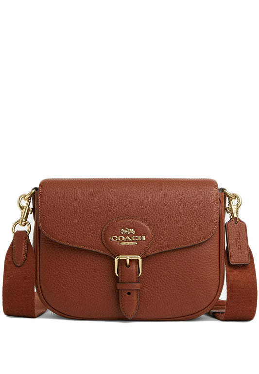 Coach Amelia Saddle Bag - Redwood Brown