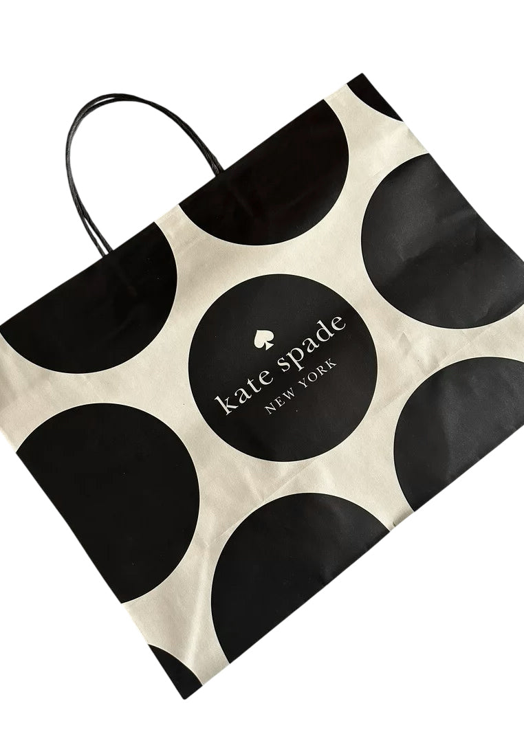 Kate Spade Paperbag - Medium - Black/White