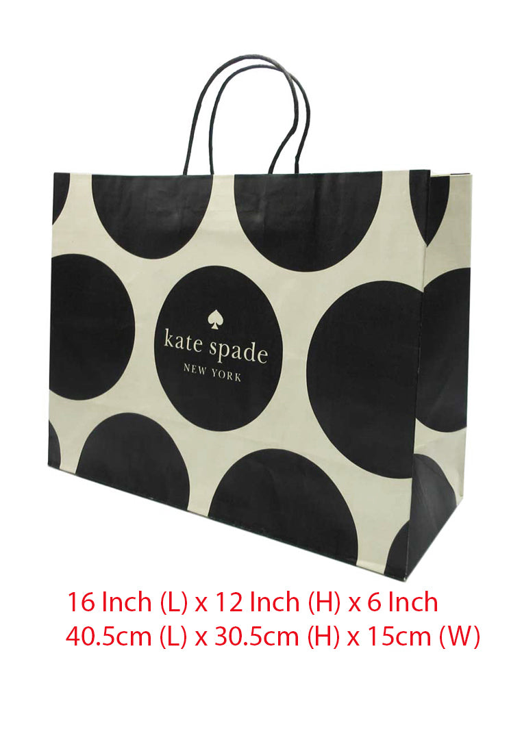 Kate Spade Paperbag - Medium - Black/White